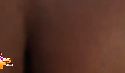 Ebony young girl in a professional dress sucks a big white penis and loves it