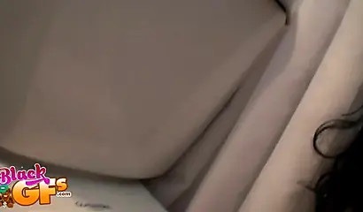 Two hot black bitches share a fat white dick and fuck it like they are pros