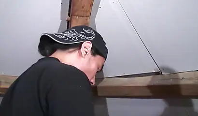 Black babe gets creamed all over her tits and she loves feeling it dripping down