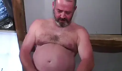 Black babe gets creamed all over her tits and she loves feeling it dripping down