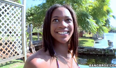 Black hottie with nipple piercings is one of the hottest fucks in town no doubt