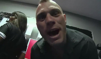 White guy gets lucky with a black babe who has enormous tits and an even bigger ass