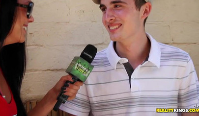 Black girl is surprised in changing room and decides to show her tits for money