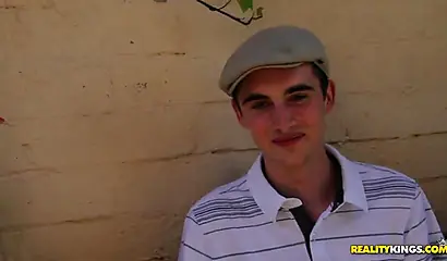 Black girl is surprised in changing room and decides to show her tits for money