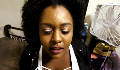 Mature black woman shows off that tight pussy and gets filled up with some cum