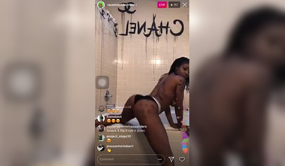 Black girl shows off her nipples on Instagram live and makes everyone curious