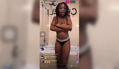 Black girl shows off her nipples on Instagram live and makes everyone curious