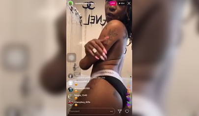 Black girl shows off her nipples on Instagram live and makes everyone curious