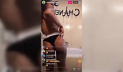Black girl shows off her nipples on Instagram live and makes everyone curious