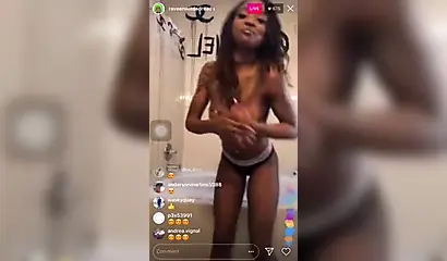 Black girl shows off her nipples on Instagram live and makes everyone curious