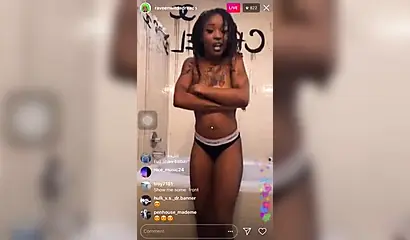 Black girl shows off her nipples on Instagram live and makes everyone curious