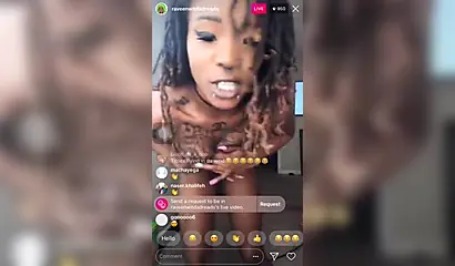 Black girl shows off her nipples on Instagram live and makes everyone curious