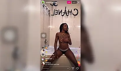 Black girl shows off her nipples on Instagram live and makes everyone curious