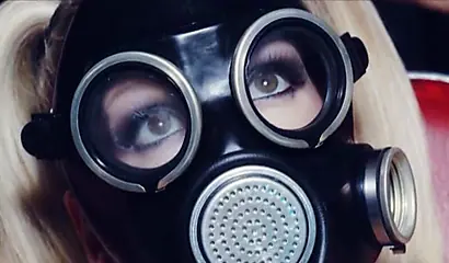 White girl in latex gets her tight little pussy licked out by her ebony lover