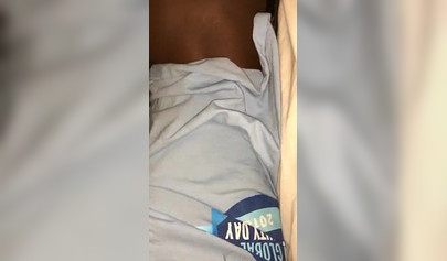 Cute ebony teen needs to keep it down while fucking cause her mom's home as well