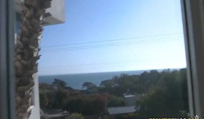 Adorable ebony undresses revealing her cute body before having her cunt licked