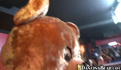 Kinky black girls enjoy being vigorously fucked by strippers at a naughty party