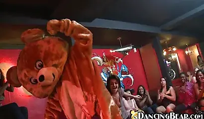 Kinky black girls enjoy being vigorously fucked by strippers at a naughty party