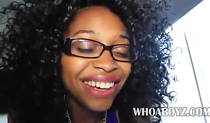 Ebony with big booty gets picked up and fucked afterwards