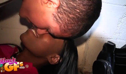 Black babe gets fucked by her friend in a threesome