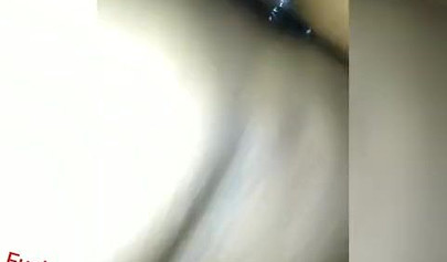 Thot ebony gets drilled in her mouth and pussy too