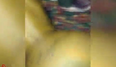 Thot ebony gets drilled in her mouth and pussy too