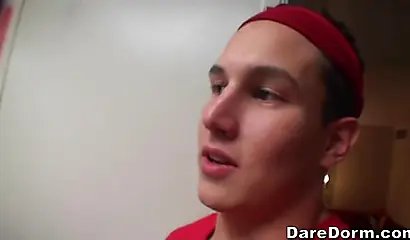 College kids including some ebony babes having some party fun