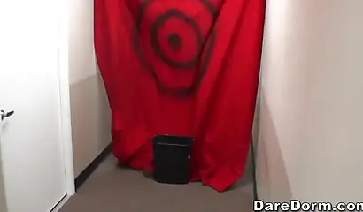 College kids including some ebony babes having some party fun