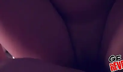 Ebony babe showers and gets filmed while doing it too