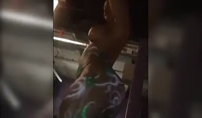 Gorgeous black women in all sorts of sexy body paint