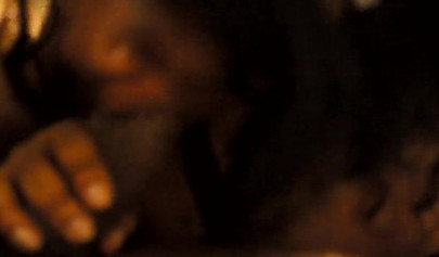 Tattooed black girl with huge ass and tits gets fucked