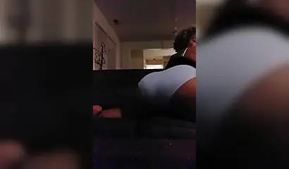 Fat and disgusting ebony bitch has some fun on cam