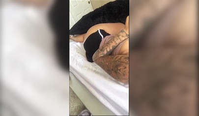 Thick black girl shakes her fat ass cheeks and also her massive thick titties