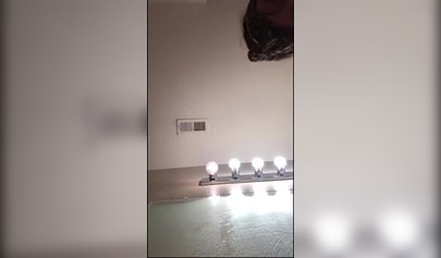 Thick black girl shakes her fat ass cheeks and also her massive thick titties