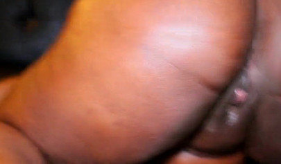 Thick black girl rides on a black dick and moans like a good girl should too