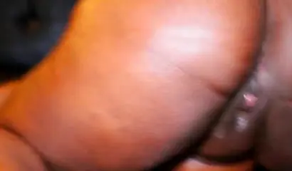 Thick black girl rides on a black dick and moans like a good girl should too