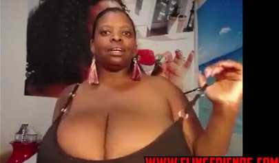 A neat little compilation of ebony gals with massive titties jigging in the open