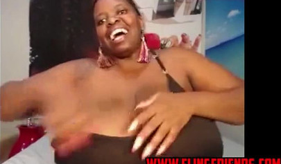 A neat little compilation of ebony gals with massive titties jigging in the open