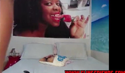 A neat little compilation of ebony gals with massive titties jigging in the open