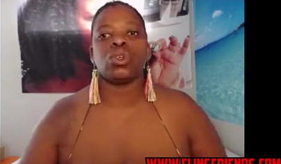 A neat little compilation of ebony gals with massive titties jigging in the open