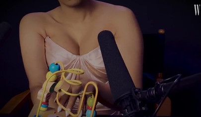 A sexy video of the ebony cutie Cardi B showing off her ASMR skills for cam