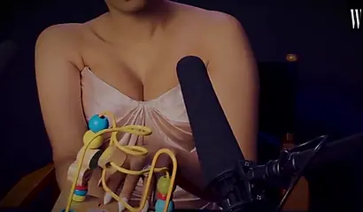 A sexy video of the ebony cutie Cardi B showing off her ASMR skills for cam