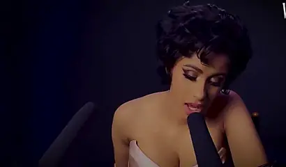 A sexy video of the ebony cutie Cardi B showing off her ASMR skills for cam