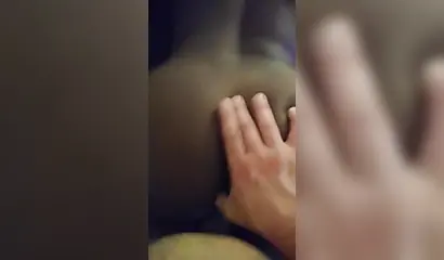 Ebony chick rides a huge white dick until she receives that creamy surprise