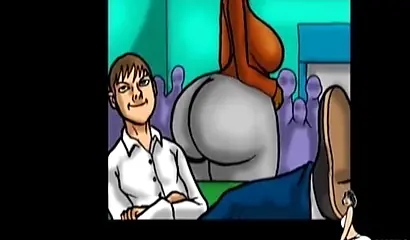 Ebony teacher with a giant ass has sex with her white student and loves it all