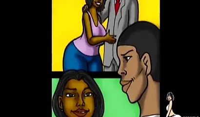 Ebony teacher with a giant ass has sex with her white student and loves it all