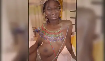 Hot black girls get their tight pussies put on display for the camera and smile