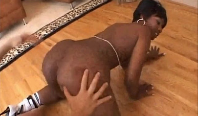 Thick black chicks gripping on white dicks with their fat booty cheeks nicely