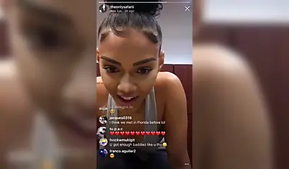 Enticing black vixen twerks and makes those big fat cheeks clap on the camera