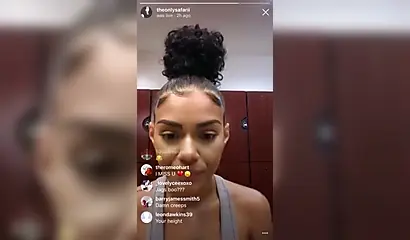 Enticing black vixen twerks and makes those big fat cheeks clap on the camera